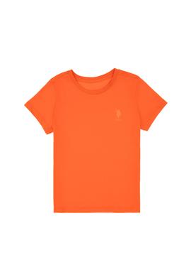 Erkek Çocuk Nar Çiçeği Basic Bisiklet Yaka Tişört - 50306502092