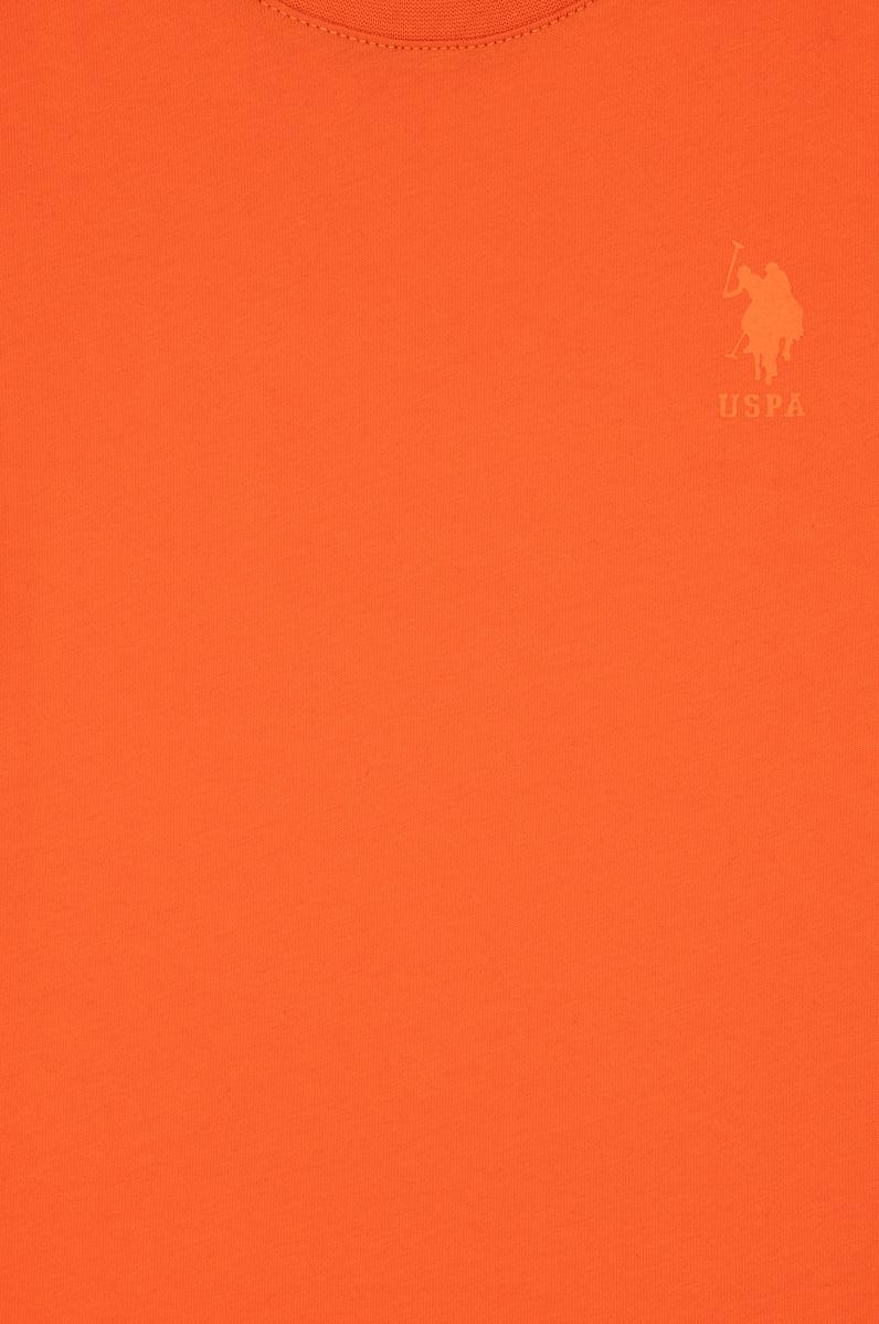 Erkek Çocuk Nar Çiçeği Basic Bisiklet Yaka Tişört