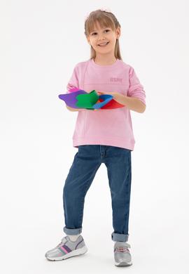 Kız Çocuk Koyu Mavi Jean Pantolon - 50283884001