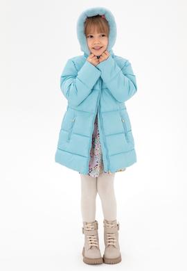 Kız Çocuk Su Yeşili Kaban - 50292658051