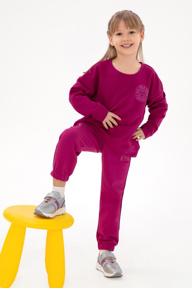 Kız Çocuk Fuşya Eşofman Altı