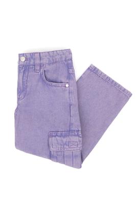 Kız Çocuk Menekşe Jean Pantolon - 50291146006