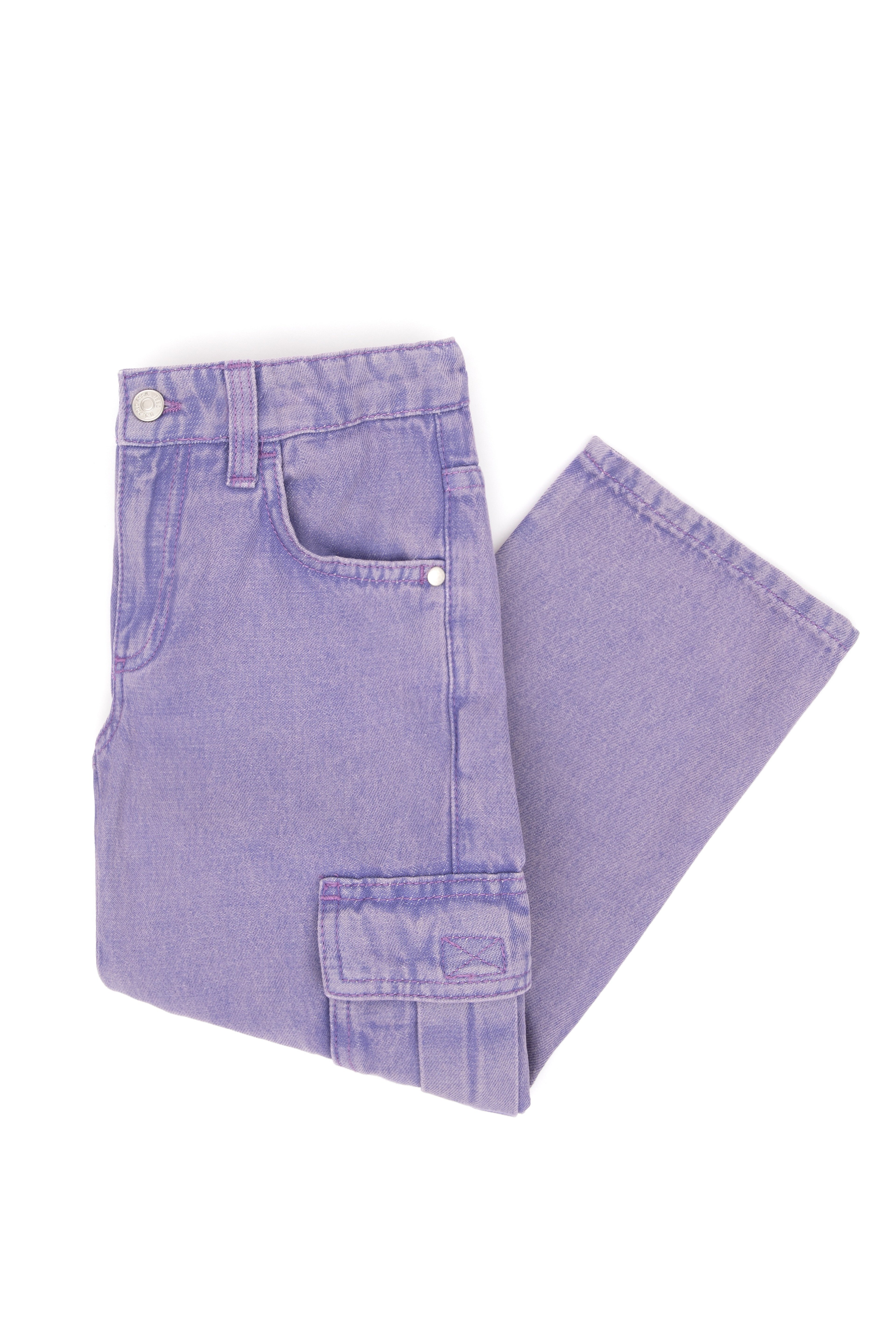 Kız Çocuk Menekşe Jean Pantolon