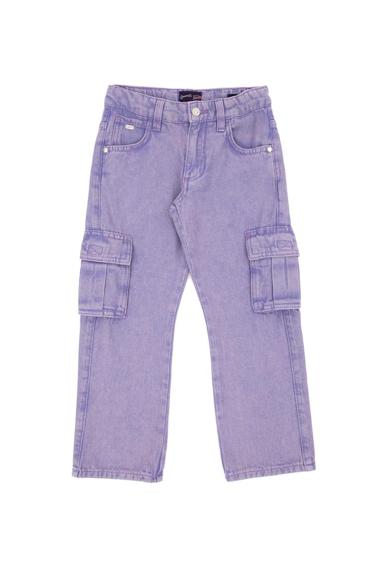 Kız Çocuk Menekşe Jean Pantolon - 50291146006