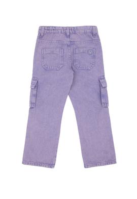 Kız Çocuk Menekşe Jean Pantolon - 50291146006