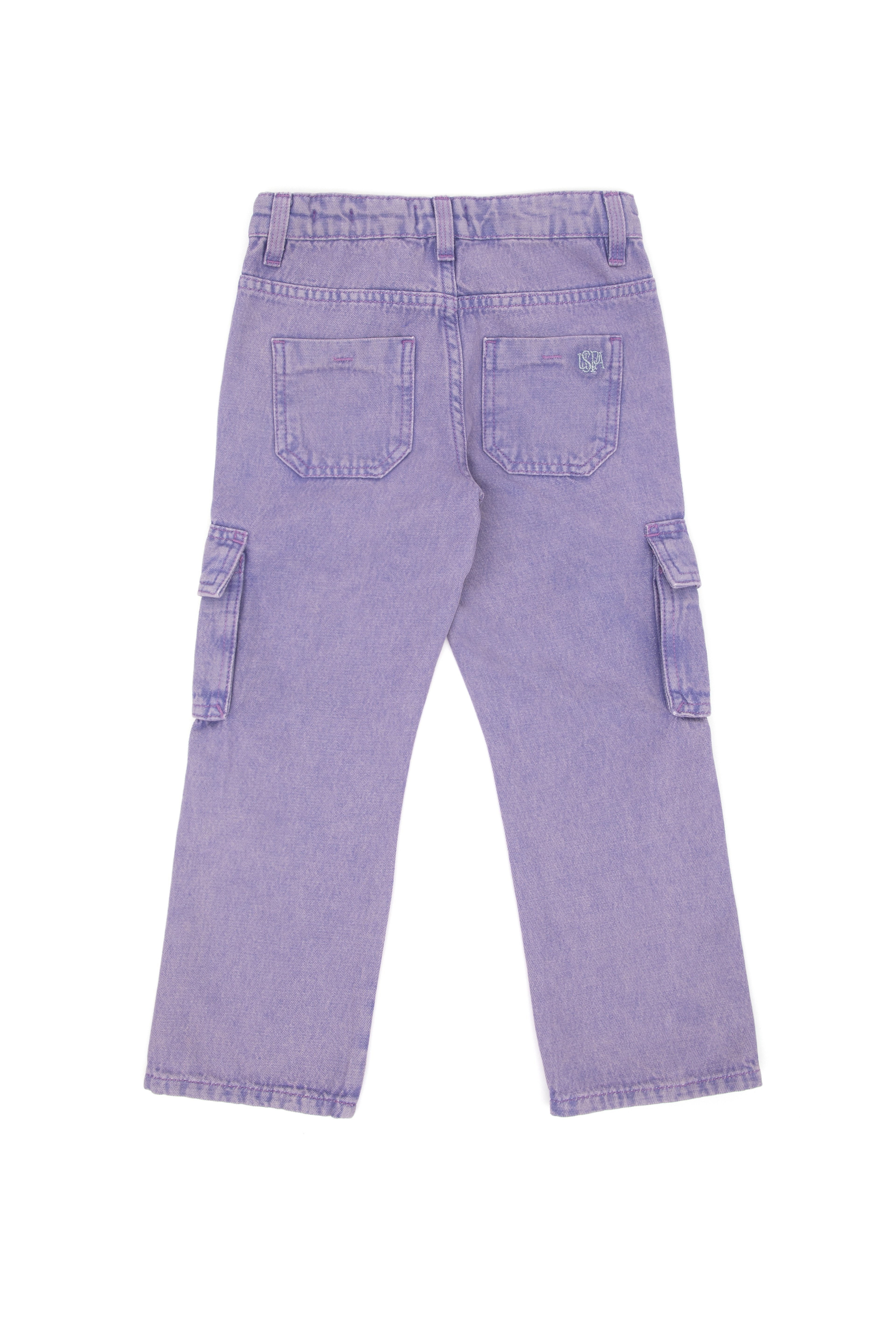 Kız Çocuk Menekşe Jean Pantolon