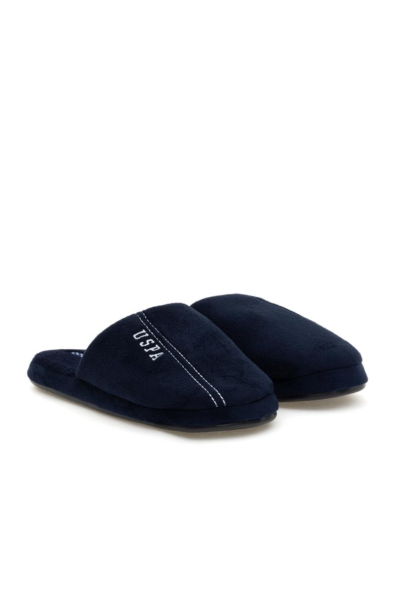 Erkek Lacivert Ev Terliği