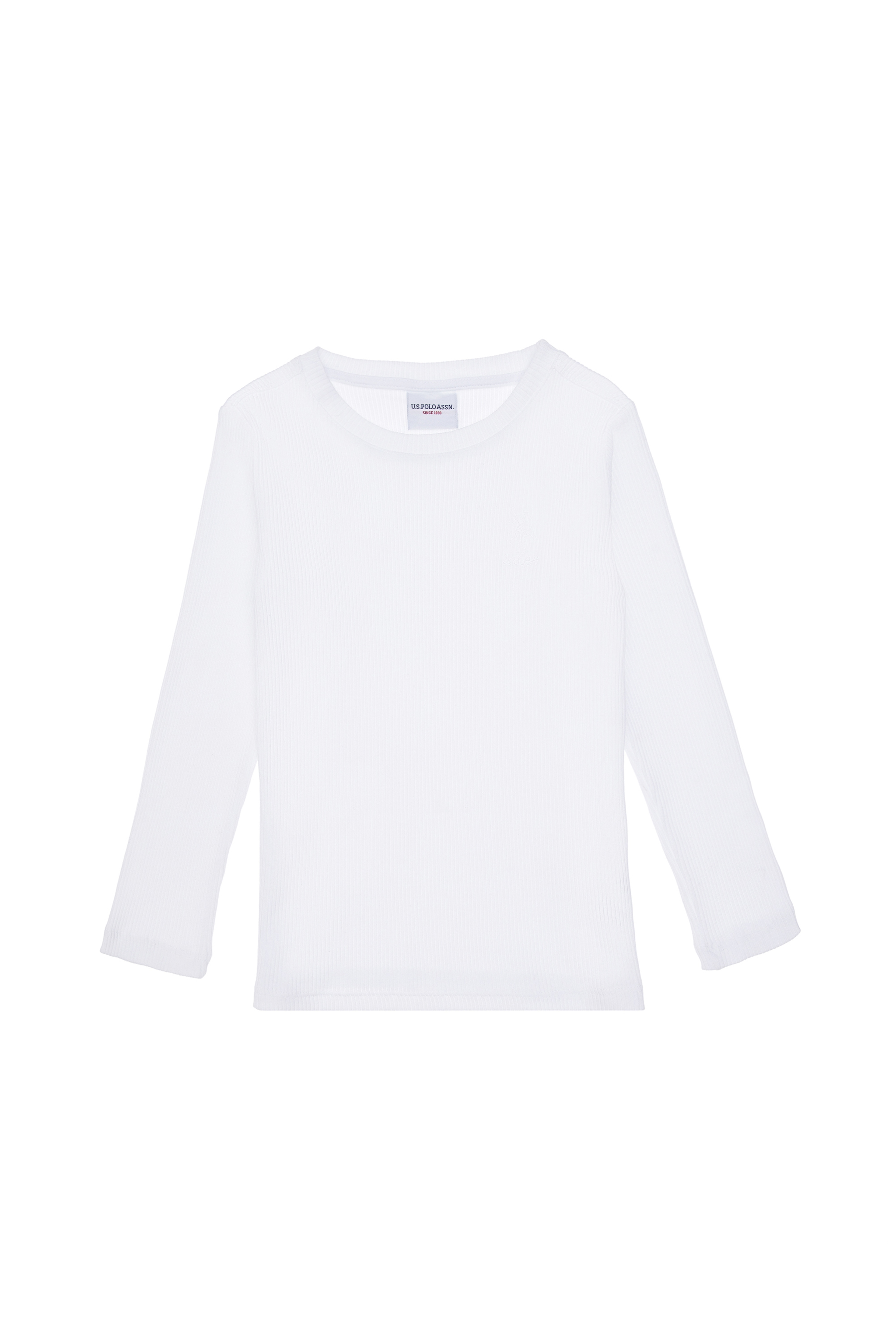 Kız Çocuk Beyaz Sweatshirt - Image 3