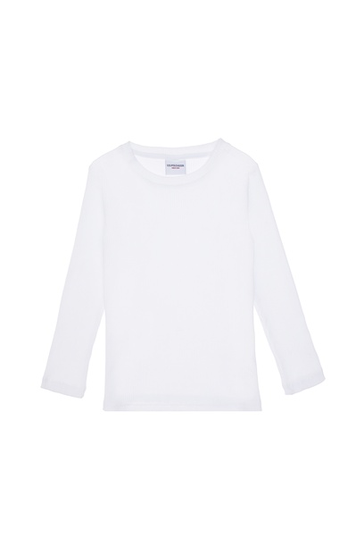 Kız Çocuk Beyaz Sweatshirt