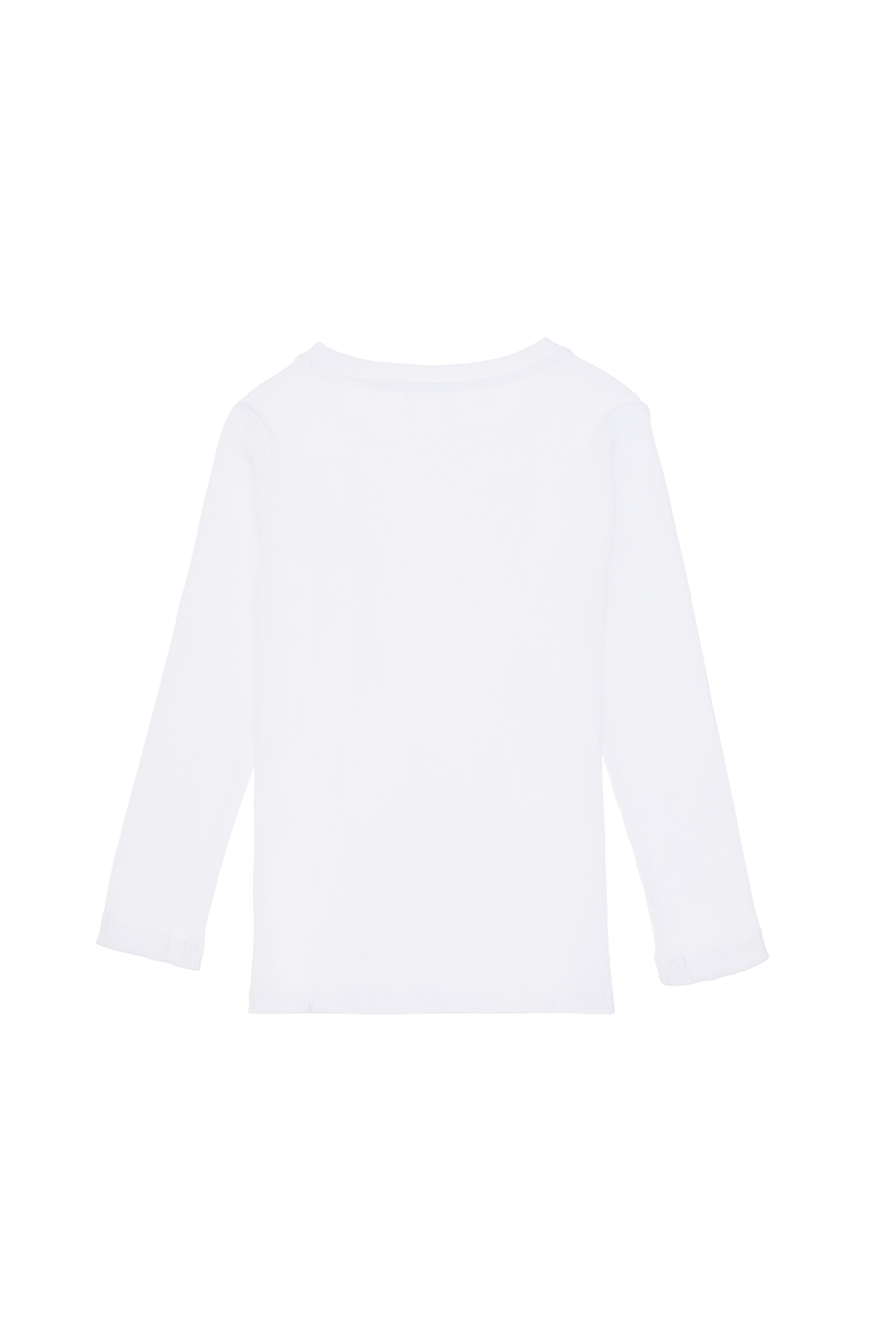 Kız Çocuk Beyaz Sweatshirt - Image 4