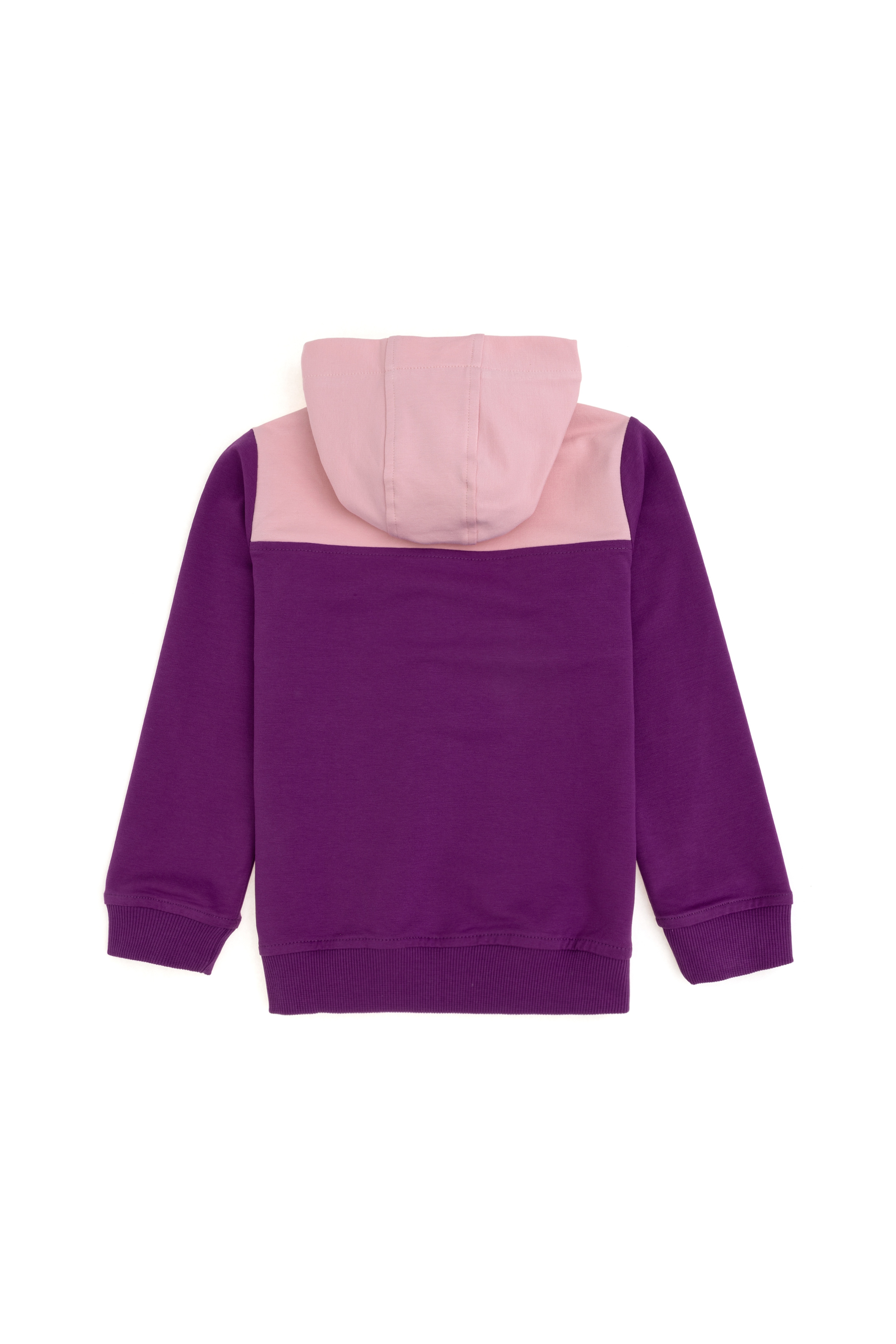 Kız Çocuk Menekşe Kapüşonlu Sweatshirt - Image 4