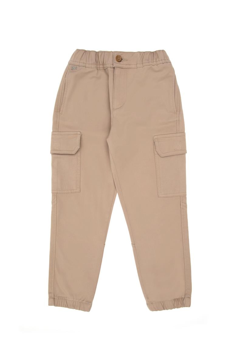 Kız Çocuk Kum Kanvas Pantolon - 50301376002