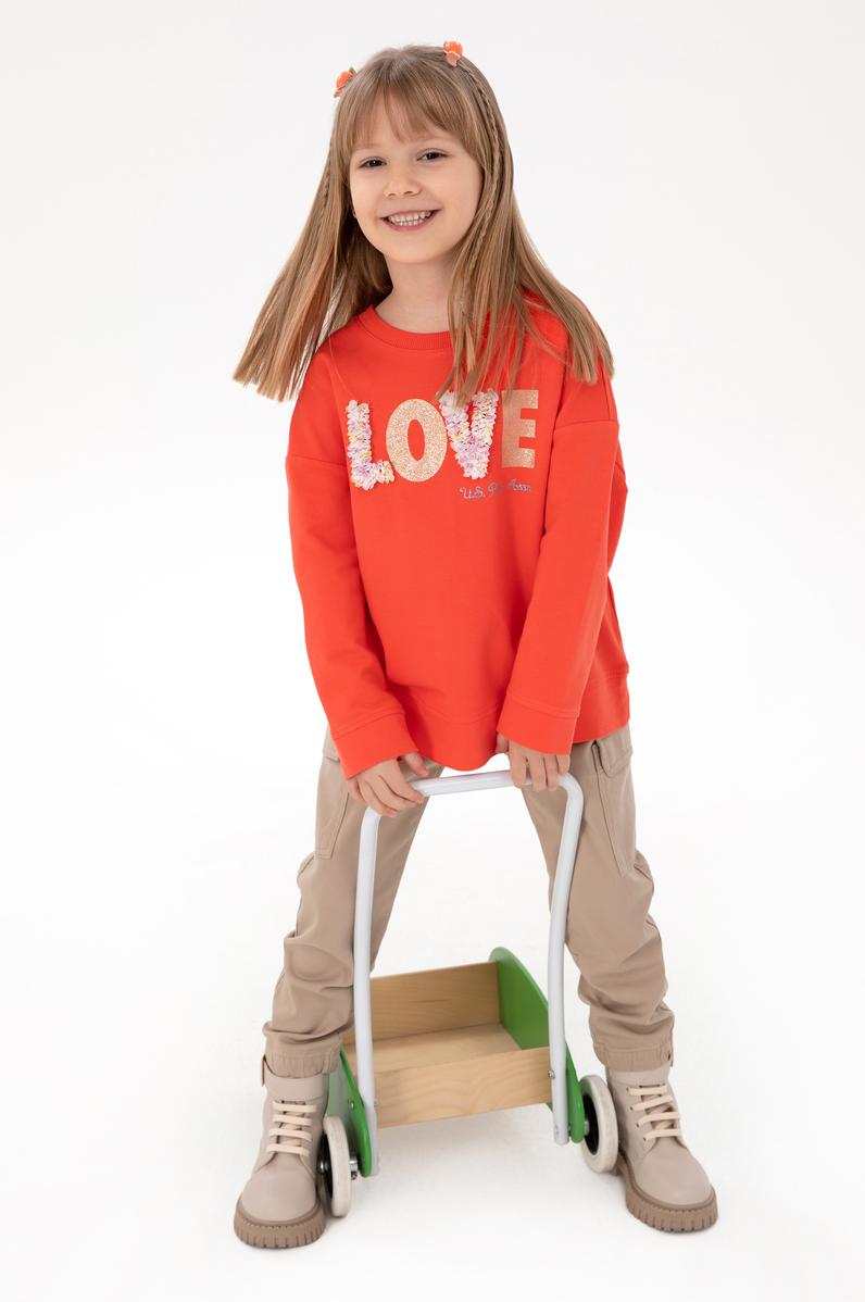 Kız Çocuk Kum Kanvas Pantolon