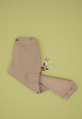 Kız Çocuk Kum Kanvas Pantolon - 50301376002