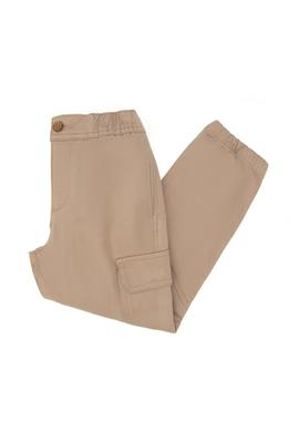 Kız Çocuk Kum Kanvas Pantolon - 50301376002