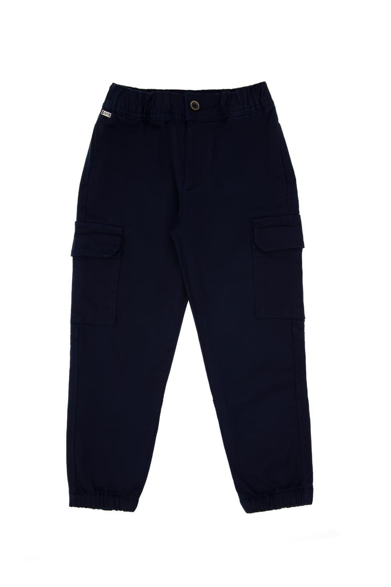 Kız Çocuk Lacivert Kanvas Pantolon - 50301376022