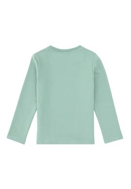 Kız Çocuk Su Yeşili Bisiklet Yaka Sweatshirt - 50298180002