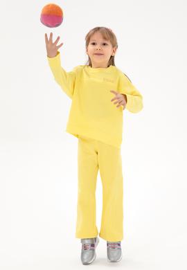 Kız Çocuk Sarı Şardonlu Eşofman Altı - 50296368039