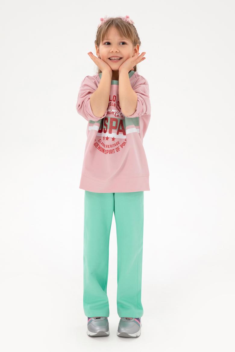 Kız Çocuk Mint Şardonlu Eşofman Altı - 50296368029