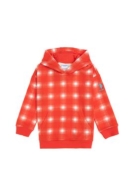 Kız Çocuk Nar Çiçeği Kapüşonlu Sweatshirt - 50298178003