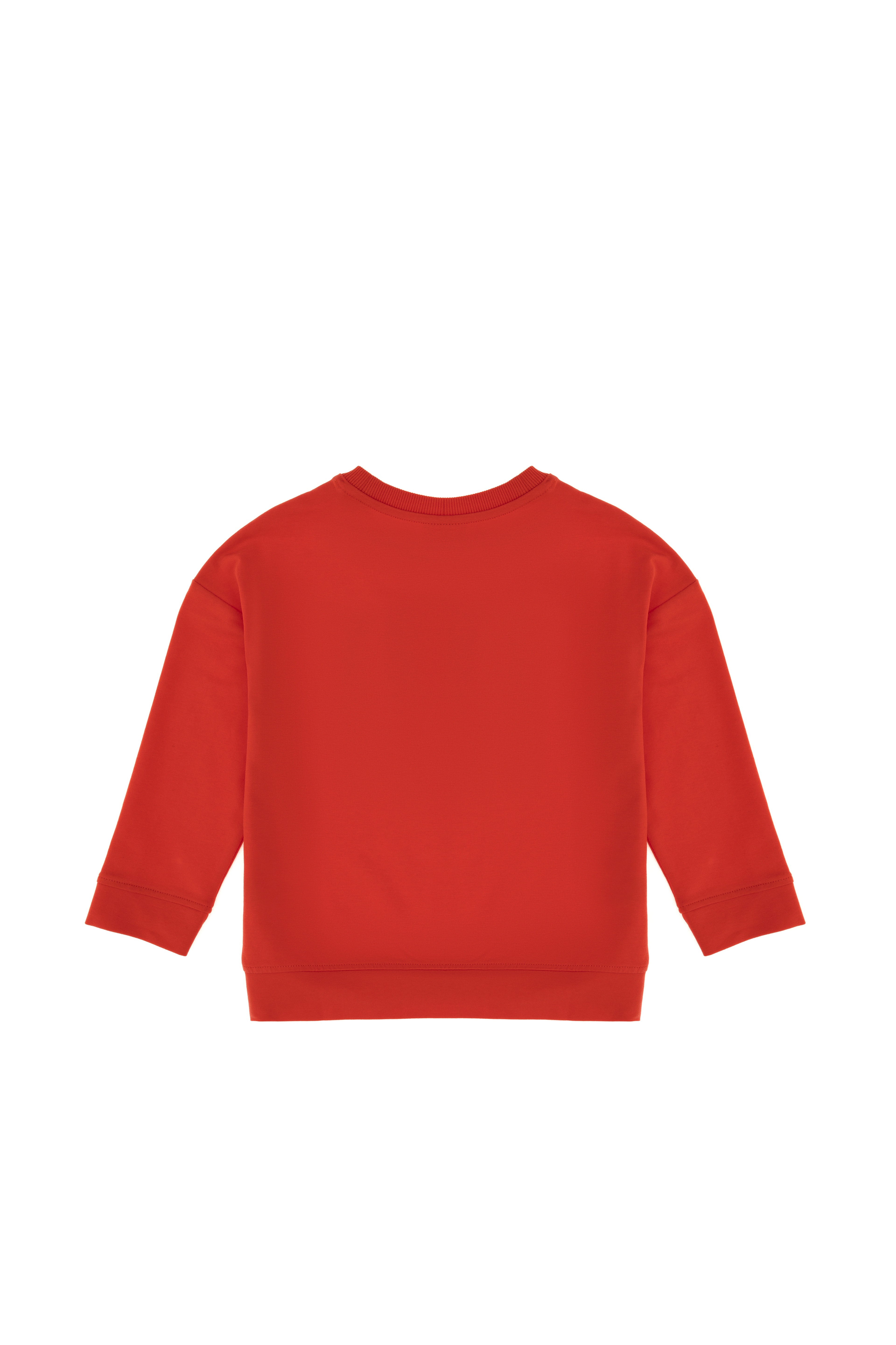 Kız Çocuk Nar Çiçeği Bisiklet Yaka Sweatshirt - Image 5