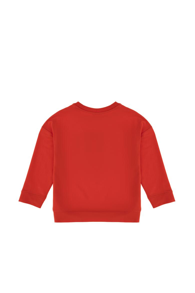 Kız Çocuk Nar Çiçeği Bisiklet Yaka Sweatshirt - 50298159003