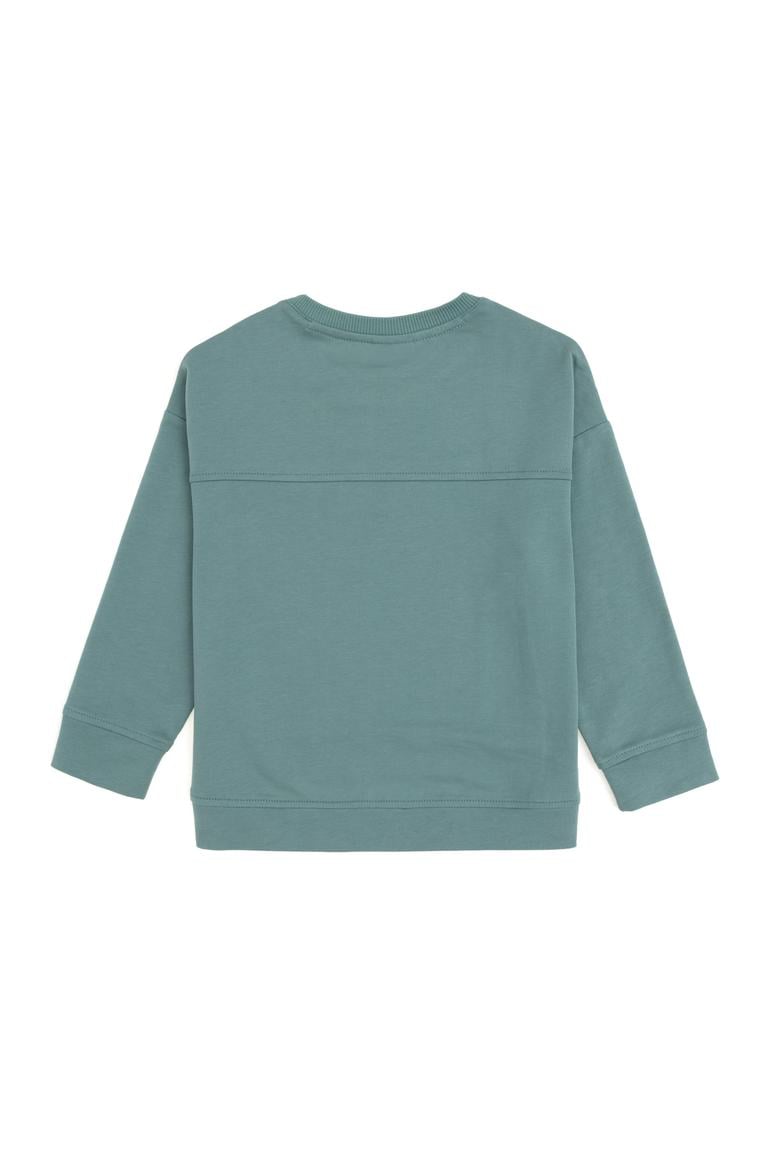 Kız Çocuk Mint Bisiklet Yaka Sweatshirt - 50296380031