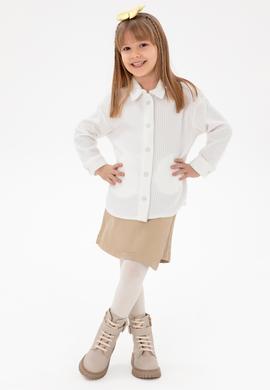 Kız Çocuk Krem Örme Gömlek - 50298186010