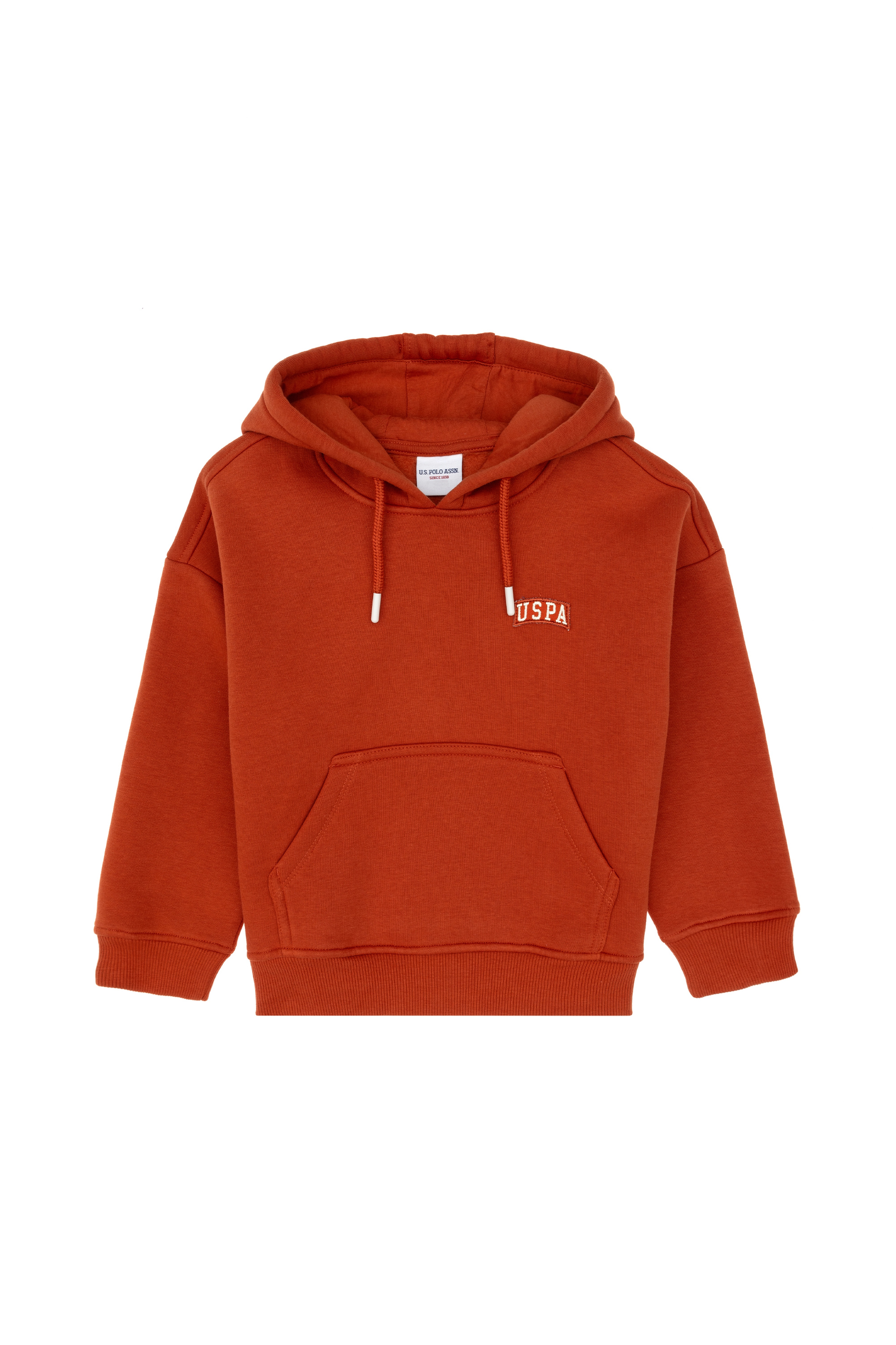 Kız Çocuk Kiremit Basic Sweatshirt