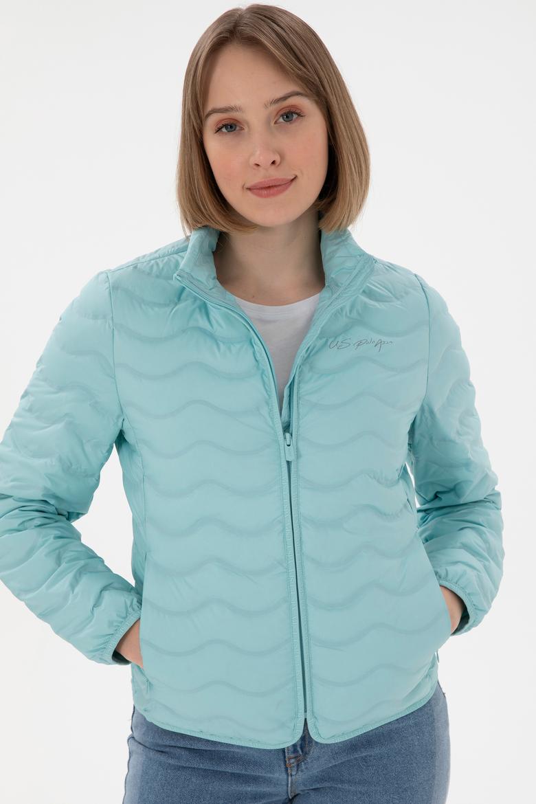 Kadın Su Yeşili Mont - 50280835035