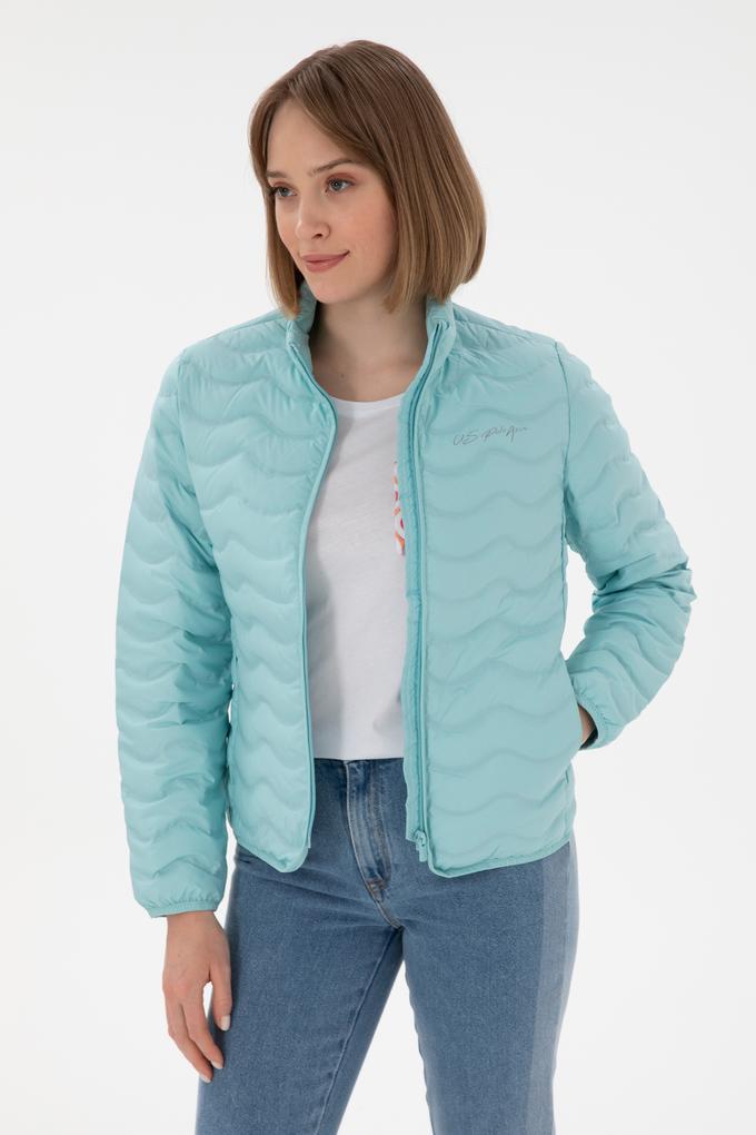 Kadın Su Yeşili Mont