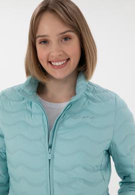 Kadın Su Yeşili Mont - 50280835035