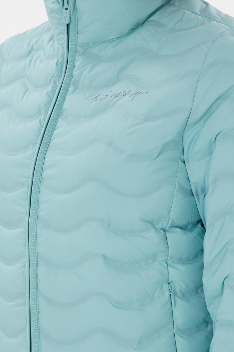 Kadın Su Yeşili Mont