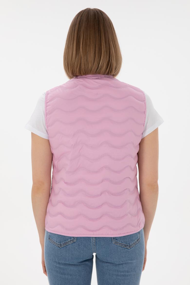 Kadın Pembe Yelek - 50280834049