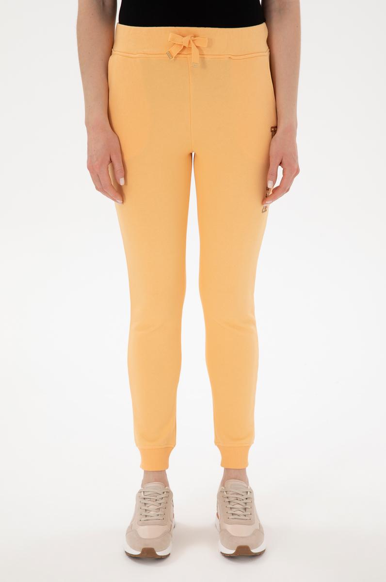 Kadın Turuncu Jogger Eşofman Altı
