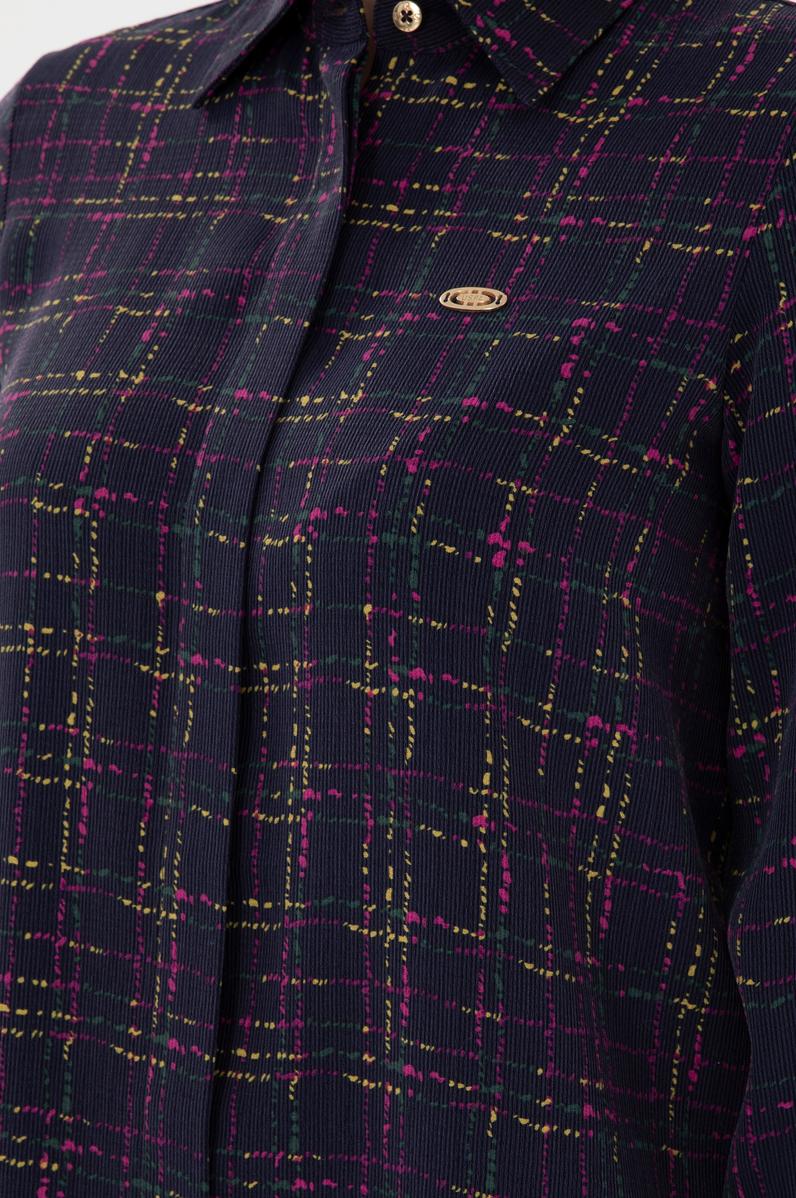 Kadın Lacivert Dokuma Elbise