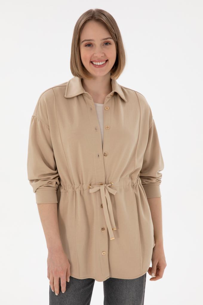 Kadın Kum Örme Gömlek