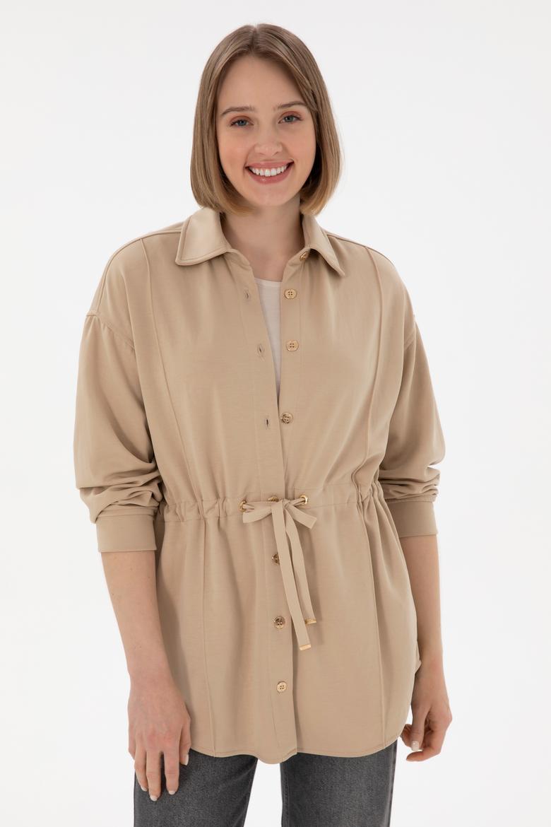 Kadın Kum Örme Gömlek