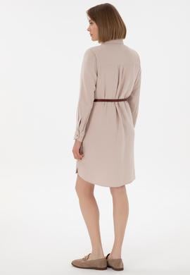 Kadın Kum Mini Boy Dokuma Elbise - 50301228060