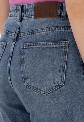 Kadın Mavi Mom High Waist Fit Jean Pantolon - 50300953014