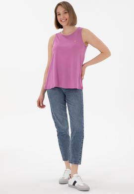 Kadın Mavi Mom High Waist Fit Jean Pantolon - 50300953014