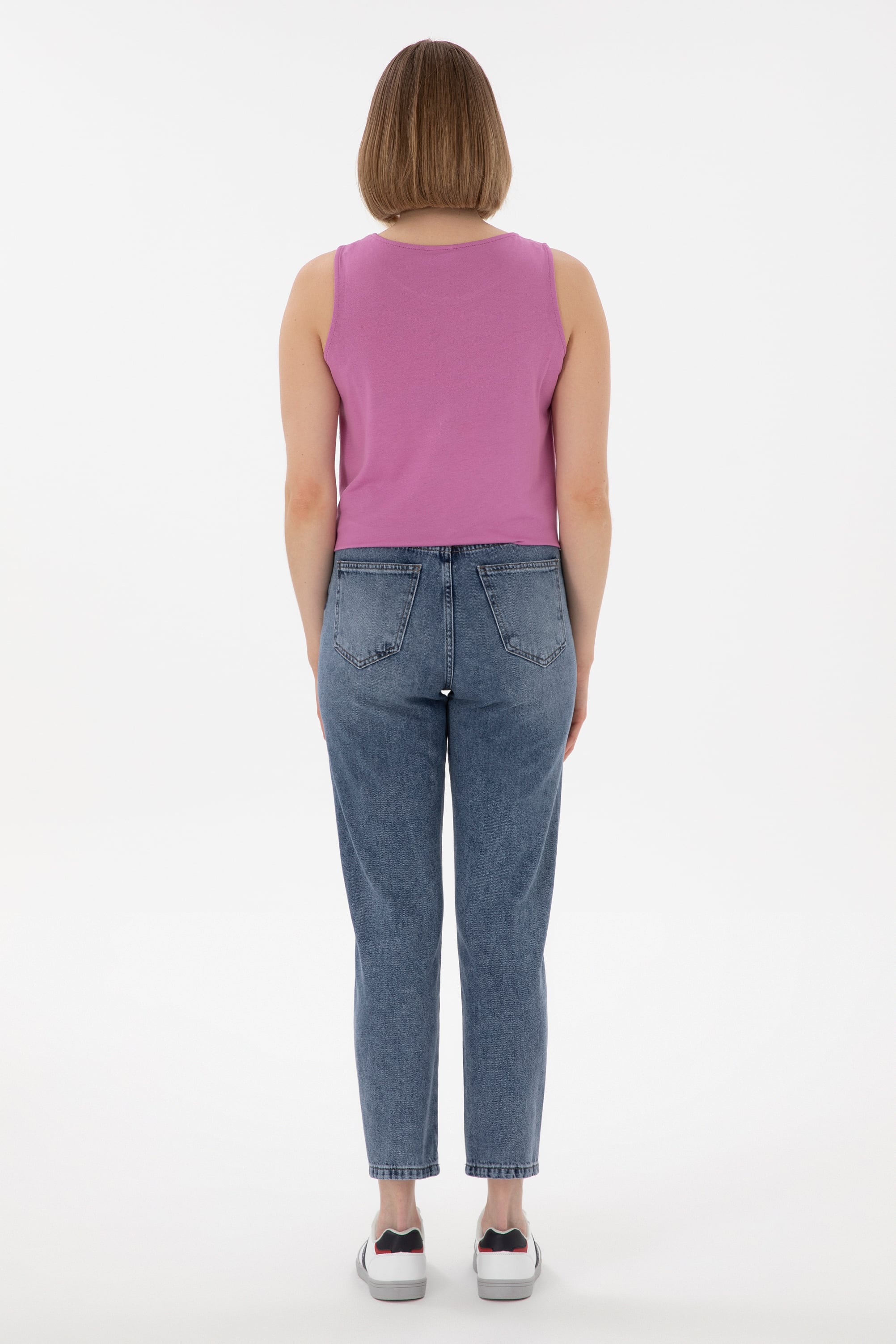 شلوار جین MOM HIGH WAIST زنانه یو اس پولو | U.S. Polo Assn. - تصویر 4