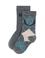 Erkek Çocuk Gri Melanj Çorap