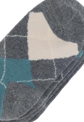 Erkek Çocuk Gri Melanj Çorap - 50274128002