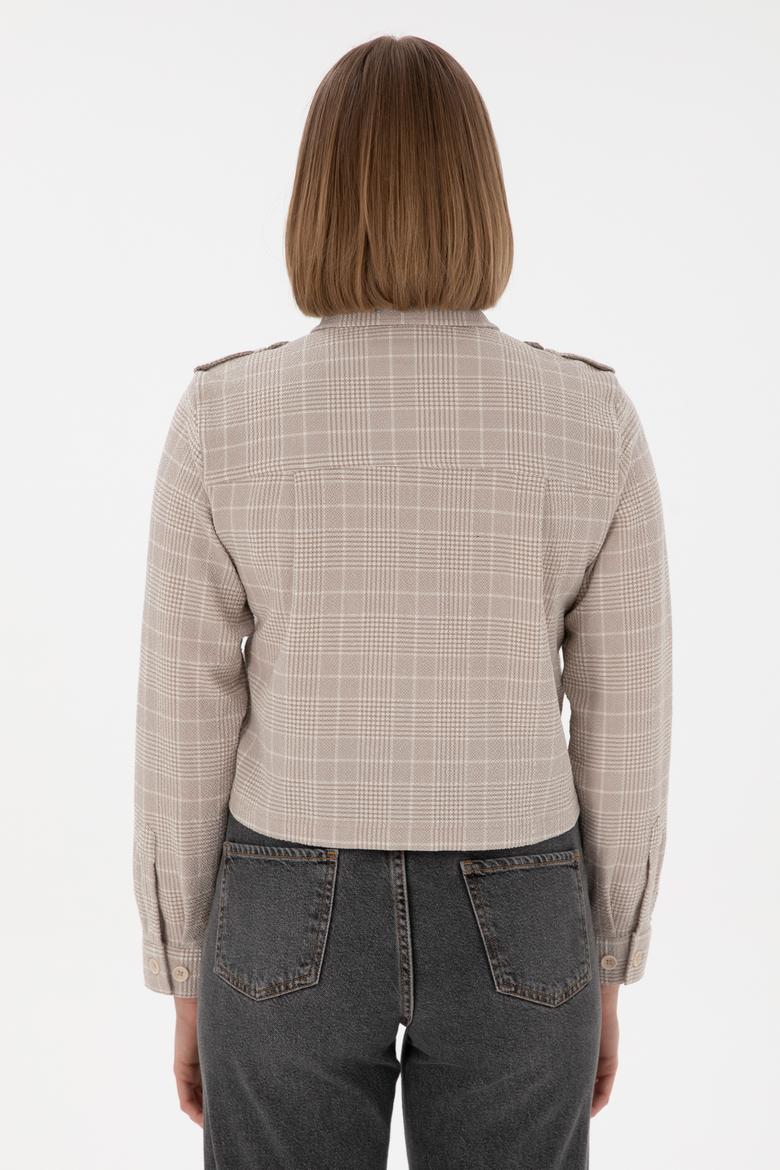 Kadın Taş Uzun Kollu Gömlek - 50291111011