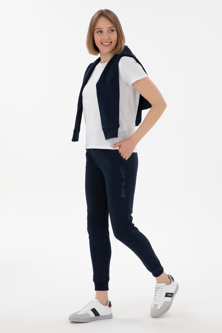 Kadın Beyaz Bisiklet Yaka Basic Tişört - 50305879024