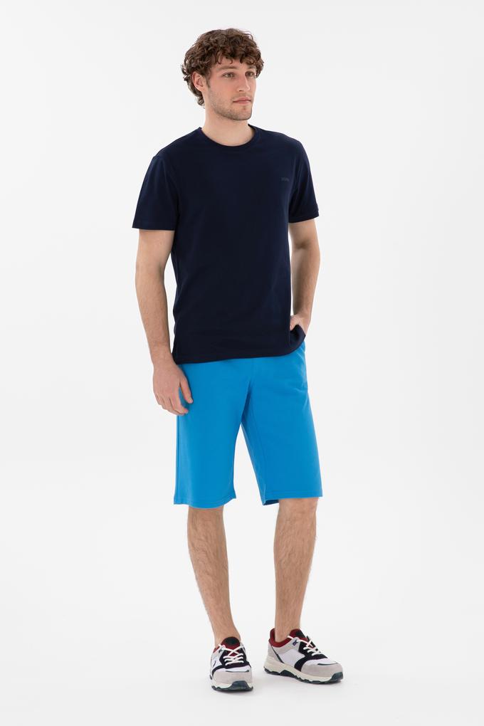 Erkek Saks Örme Şort