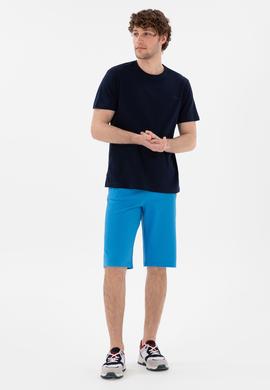 Erkek Saks Örme Şort - 50279619026