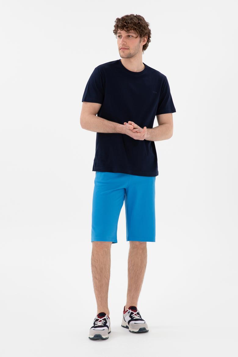 Erkek Saks Örme Şort - 50279619026