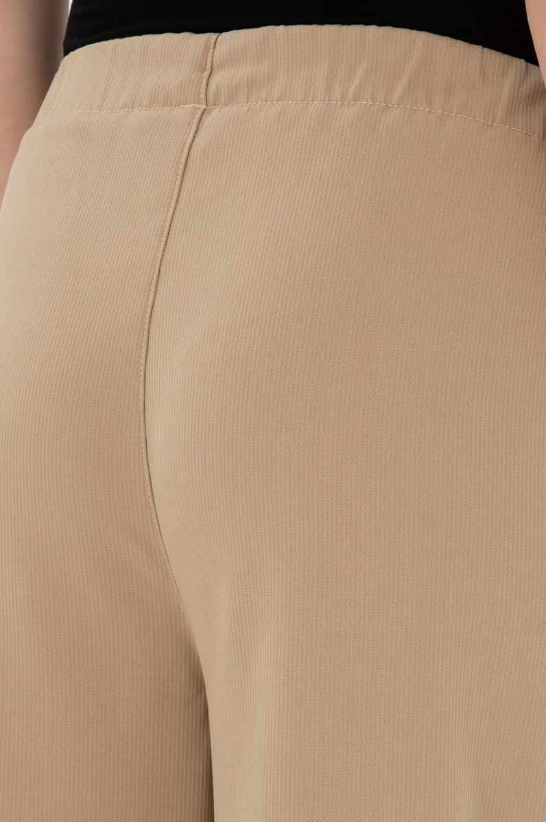 Kadın Açık Haki Loose Relax Fit Kanvas Pantolon